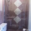 By Pass Shower Enclosure with 3/8" Clear Glass with Brushed Nickel Finish